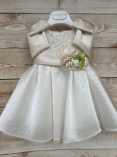 Abito Cerimonia Colorichiari Champagne con Fiocchi in Raso