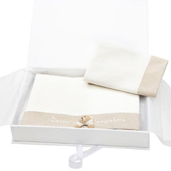 Lenzuola per carrozzina Set 3pz Tato tortora